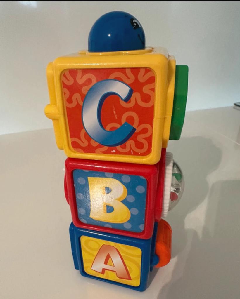 PROMO Fisher-Price Stapel- en Actieblokken, interactieve set, Ophalen of Verzenden, Zo goed als nieuw