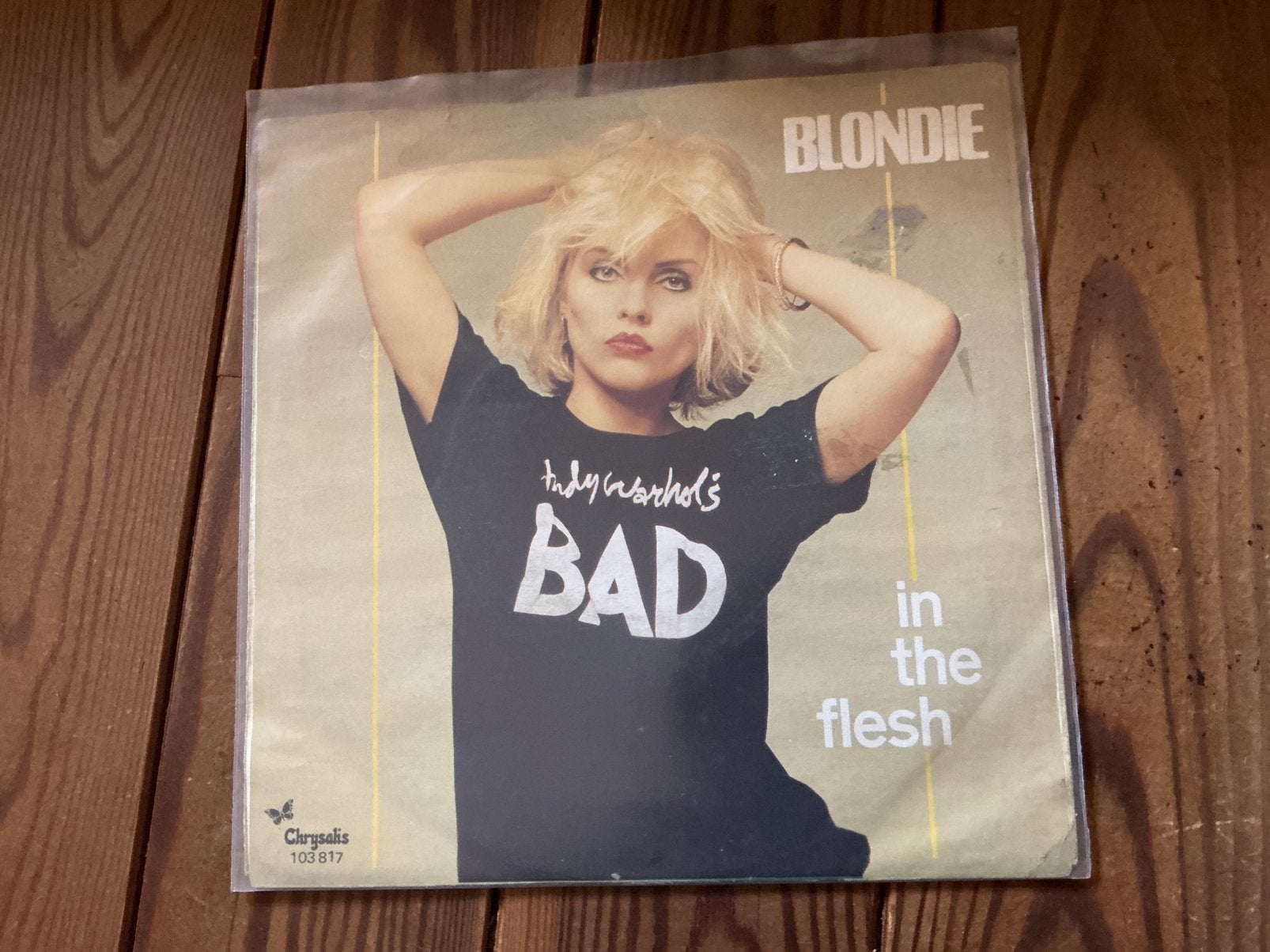 7” Blondie - in the flesh, Cd's en Dvd's, Ophalen of Verzenden, Zo goed als nieuw