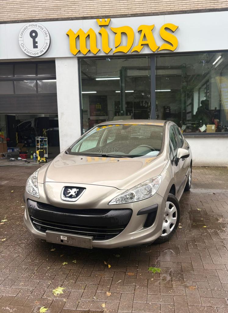Peugeot 308 1.4 Essence – Très bon état –12 mois de garantie, Euro 5, Stof, Zwart, 72 kW