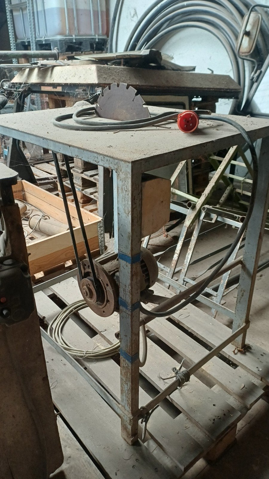zafelzaag/houtzaag, Ophalen