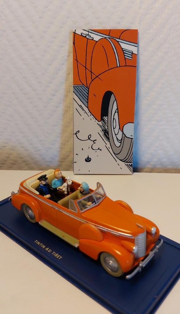 KUIFJE Atlas auto 1/43 'De taxi van New-Dehli 1938' 💫, Ophalen of Verzenden, Kuifje, Zo goed als nieuw, Beeldje of Figuurtje