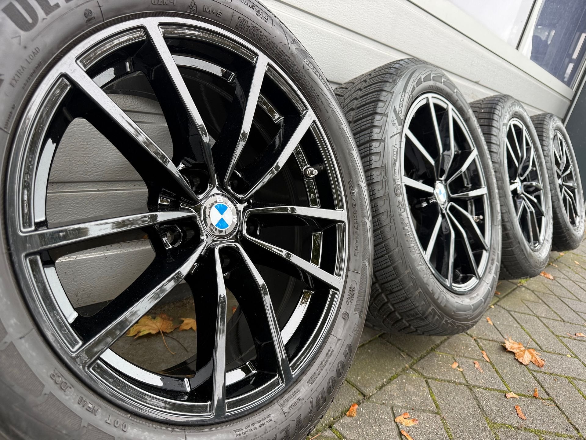 17 inch BMW 3 4 serie G20 G21 G22 G23 i4 velgen winterbanden, Gebruikt, -, -, Banden en Velgen
