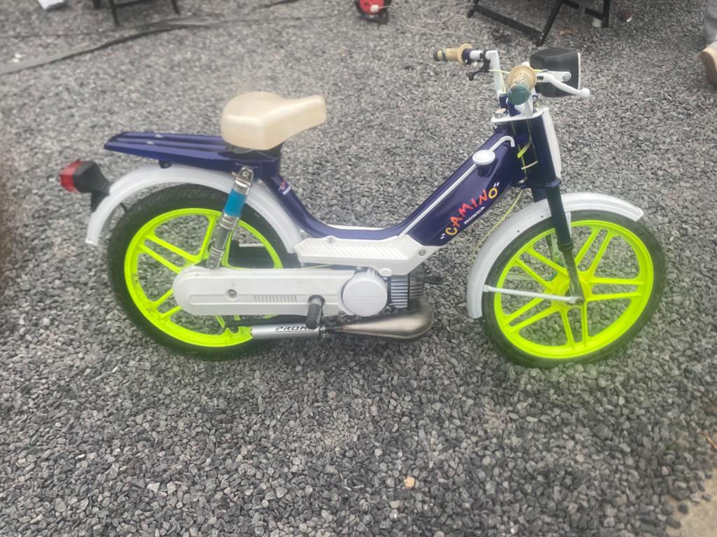 Honda camino met 65cc alu cilnderen proma is een vario a cla, Ophalen