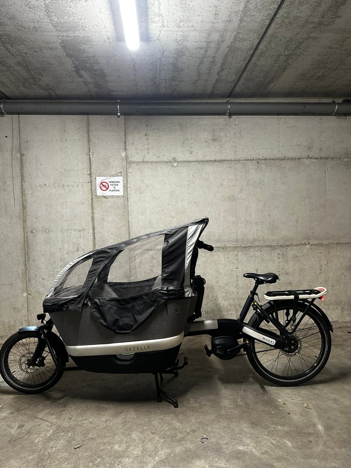Gazelle Makki bakfiets., Vélos & Vélomoteurs, Enlèvement, Comme neuf, Gazelle