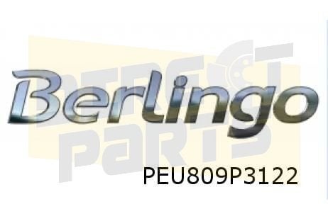 Citroën Berlingo (B9) embleem tekst ''Berlingo'' achter Orig, Neuf, -, -, Envoi