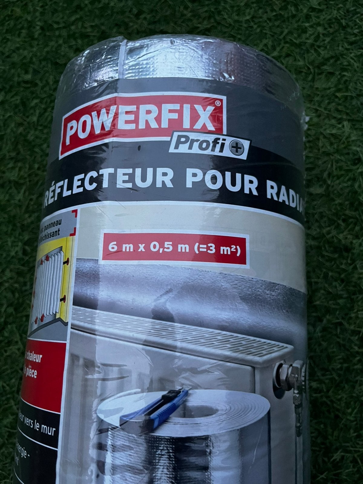 Nieuwe Rol Powerfix Profi Radiatorfolie – 6 m x 0,5 m (3 m²), Enlèvement, Neuf