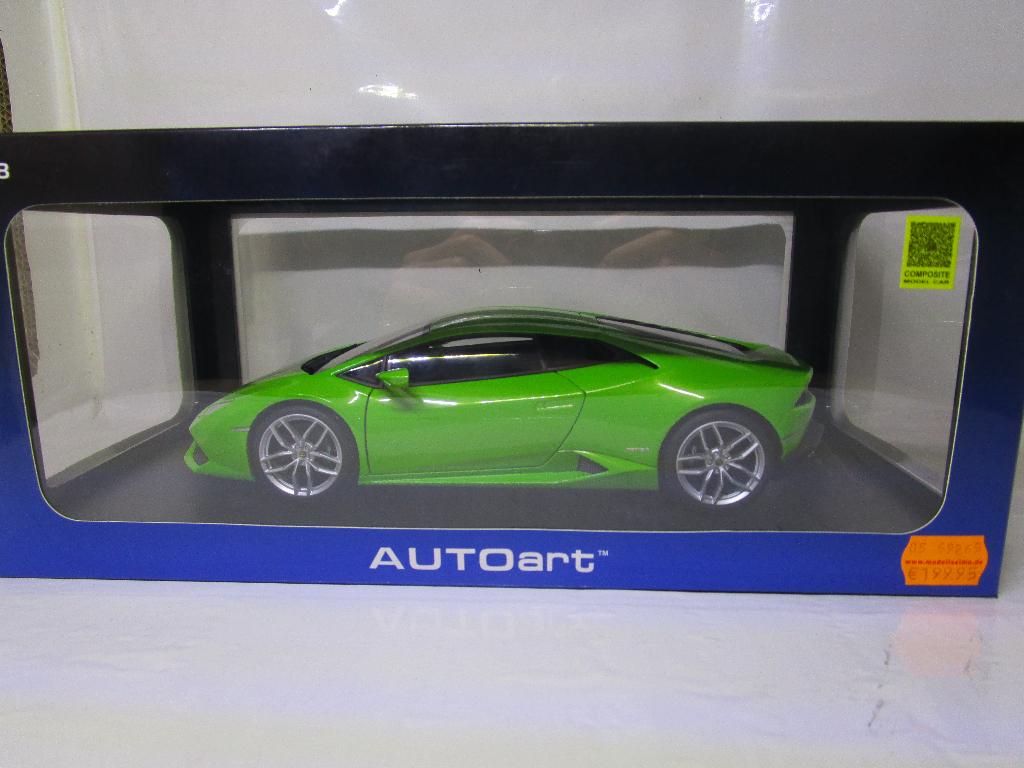 autoart lamborghini huracan 1:18, Hobby & Loisirs créatifs, Voitures miniatures | 1:18, Enlèvement ou Envoi, Comme neuf, Voiture