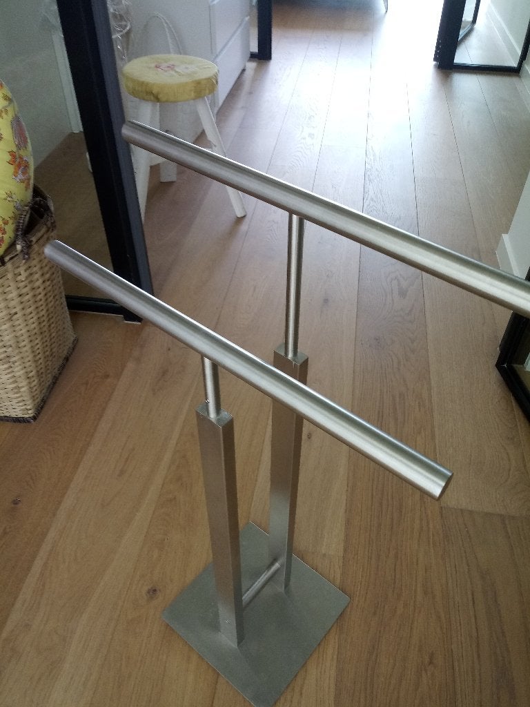 handdoekhouder ZACK RVS geborsteld ZGN, Enlèvement, Comme neuf, Argenté, Porte-serviettes