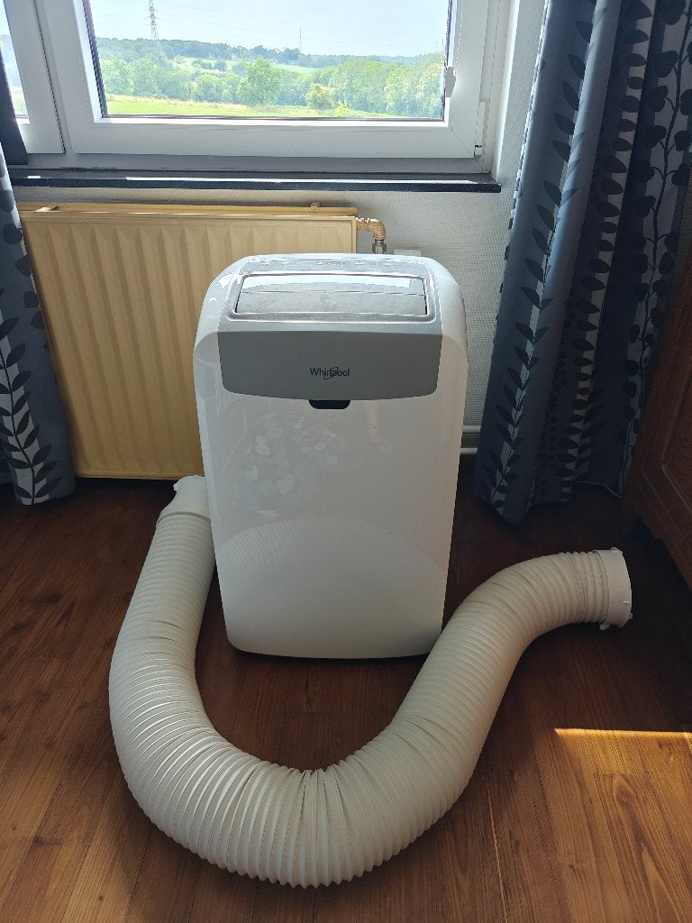 Climatiseur Whirlpool PACW212HP (12000 BTU/h), Electroménager, Climatiseurs, Utilisé, Climatiseur mobile, Refroidissement et Déshumidification
