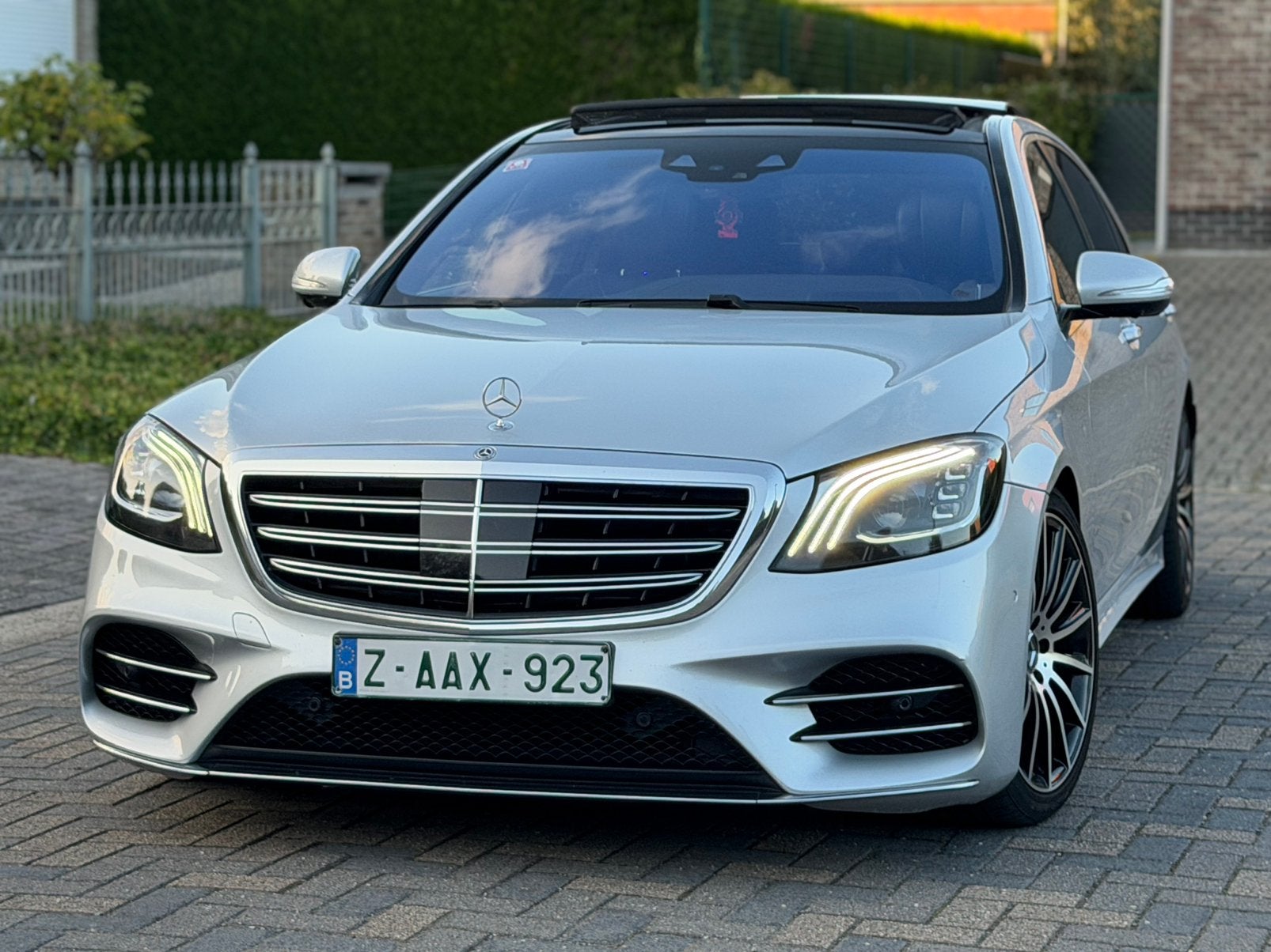 Mercedes-Benz S400d Long AMG Line Mega Full Optie’s, Auto's, Mercedes-Benz, Automaat, Automatische klimaatregeling, Leder, Bedrijf