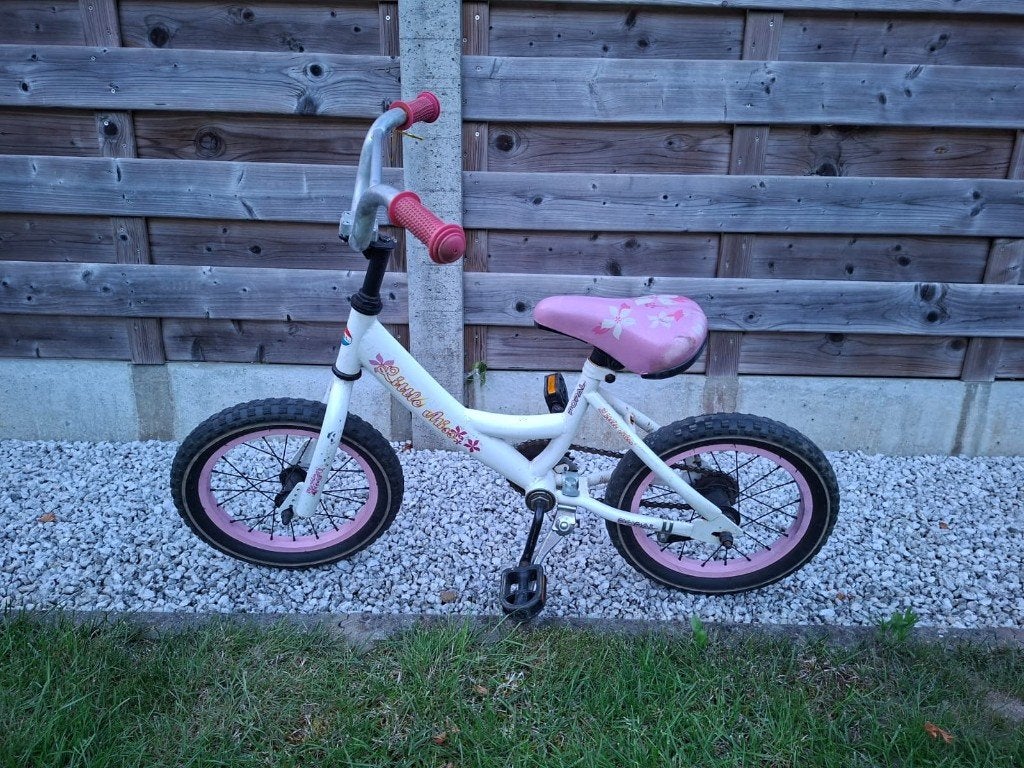 kinder fiets 14 inch, Enlèvement, Utilisé, Frein à rétropédalage, 14 pouces ou moins