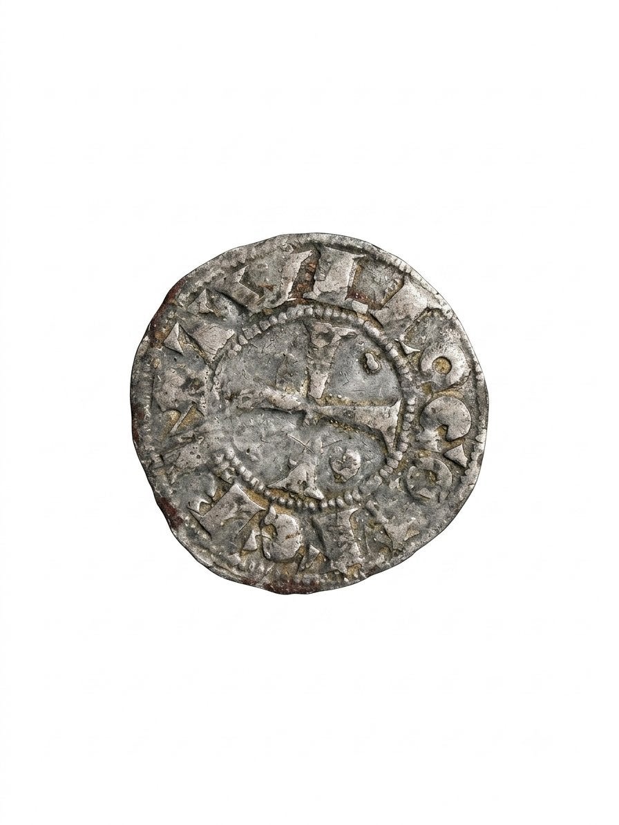 Middeleeuwse munt - Frankrijk Béarn, Postzegels en Munten, Ophalen of Verzenden, Frankrijk