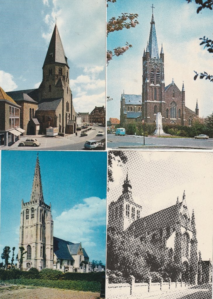 Postkaart Kerken van West-Vlaanderen, Verzenden, 1980 tot heden, West-Vlaanderen