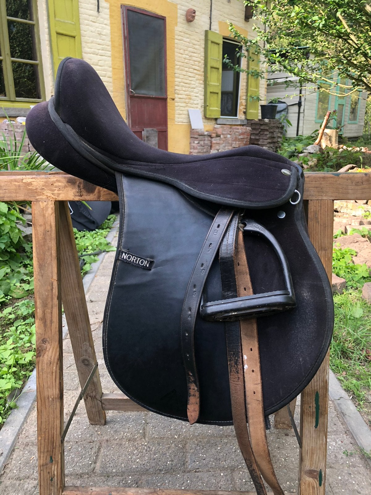 Veelzijdigheidszadel Norton 18, Ophalen, Overige merken, XL (18 inch of meer), Zo goed als nieuw