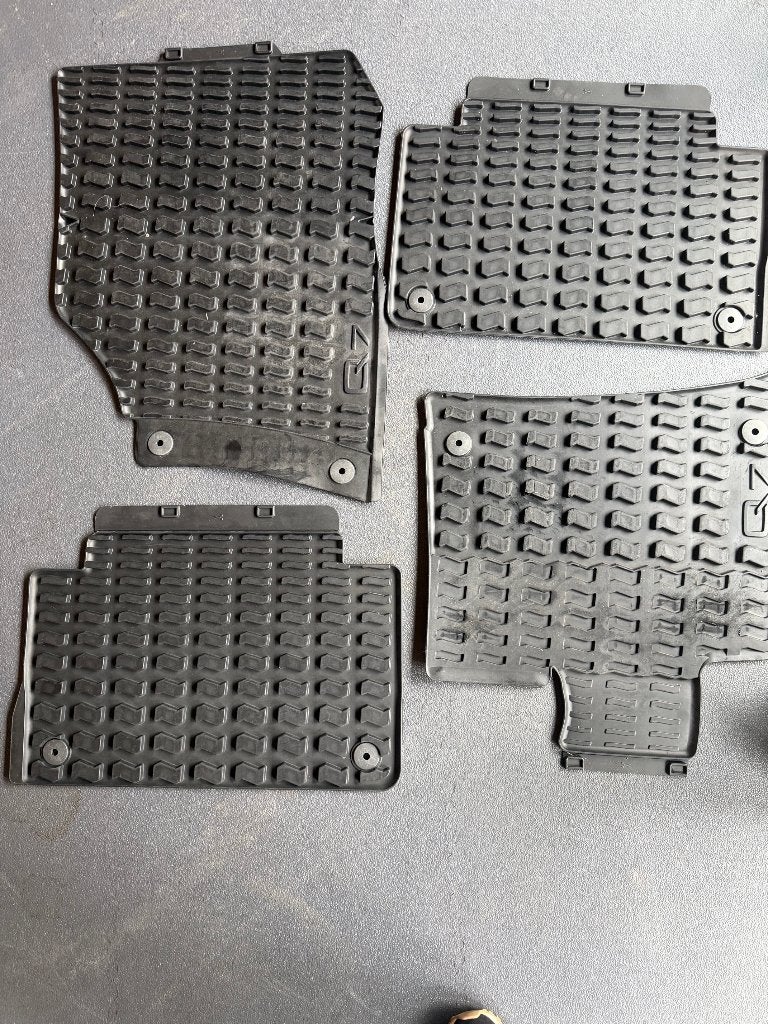 4-delige set automatten audi Q7, Auto's, Zwart, Zwart, Q7, Particulier