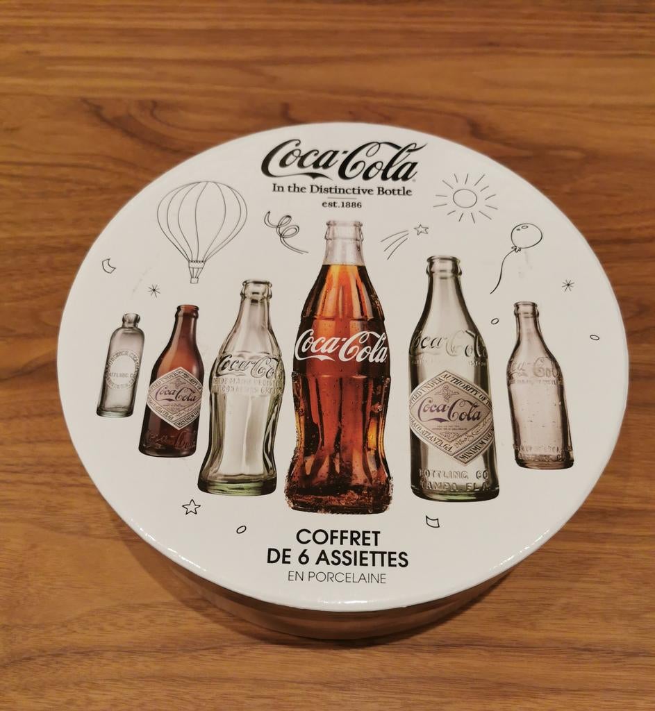 6 assiettes de Coca-Cola, Collections, Enlèvement ou Envoi