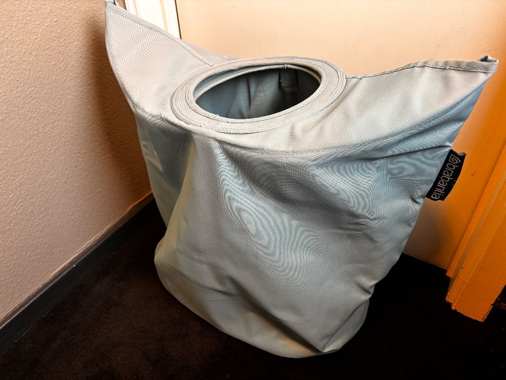 wasmand brabantia 55L, Ophalen, Gebruikt, Blauw, Wasmand