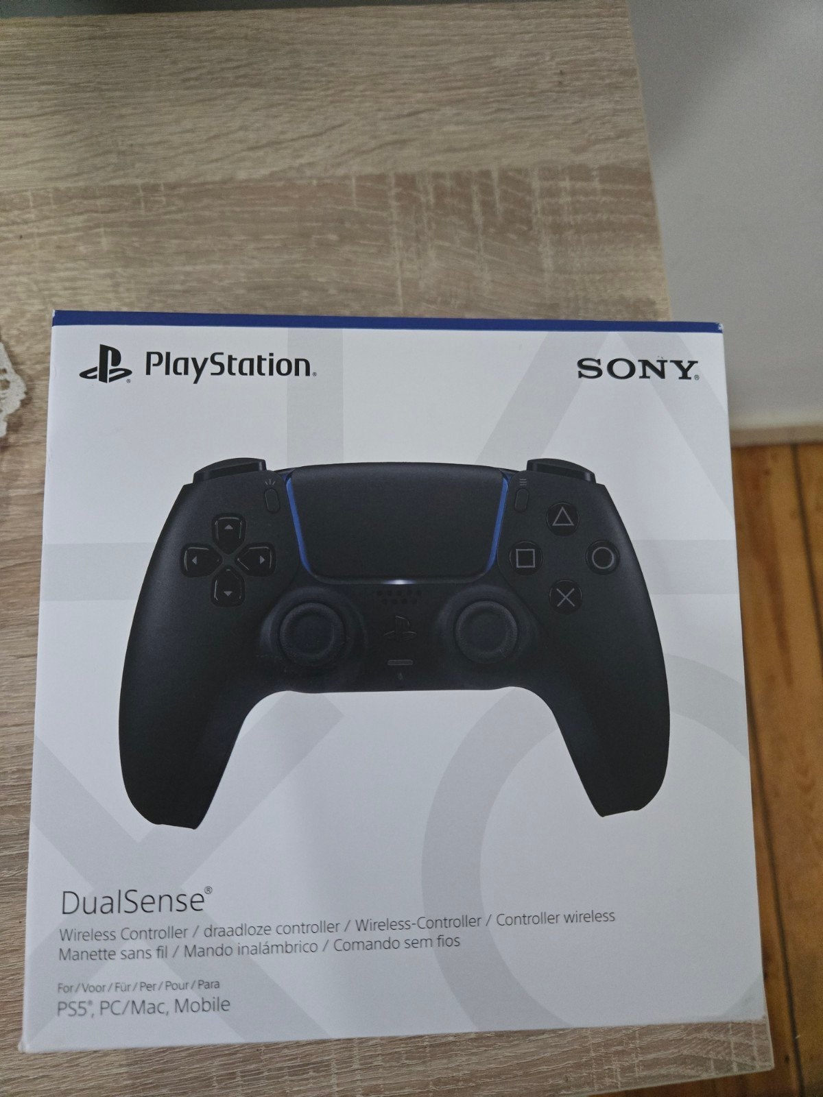 Zwarte ps5-controller, PlayStation 5, Nieuw, Ophalen of Verzenden, Controller