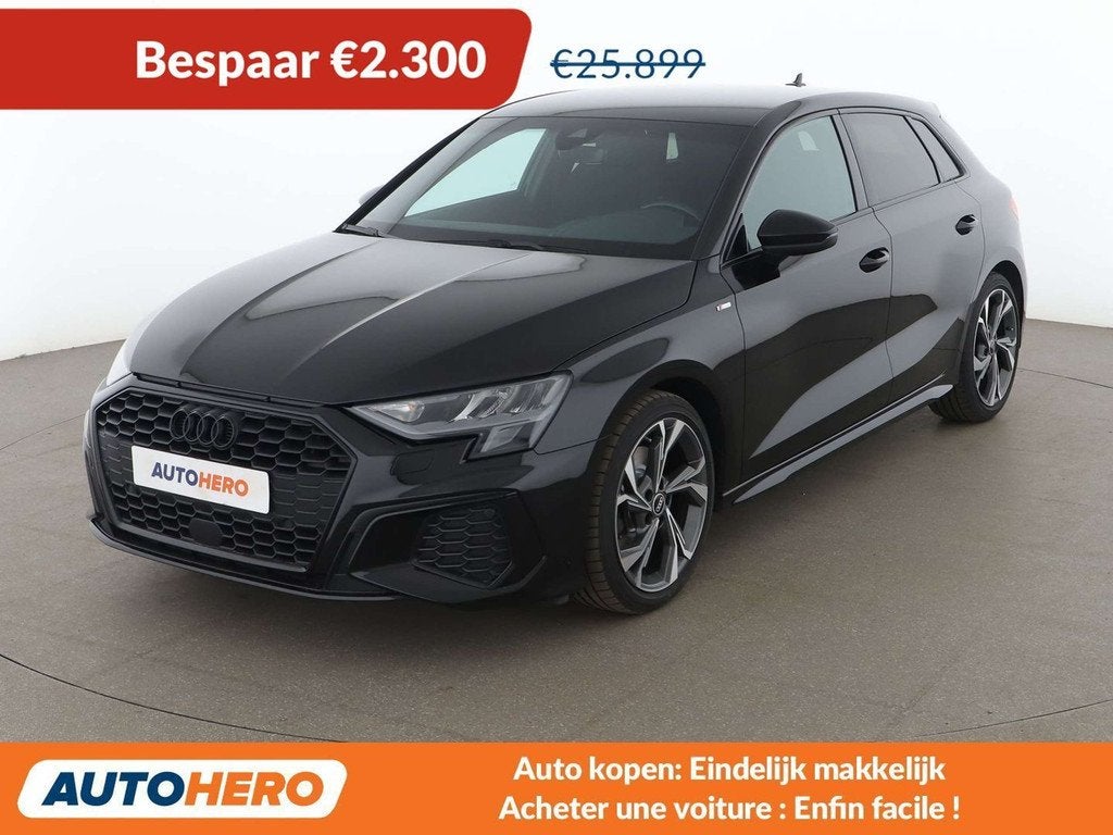 Audi A3 35 TFSI Mild-Hybrid S line (bj 2021, automaat), Auto's, Audi, Te koop, A3, ABS, Airbags, Airconditioning, Android Auto