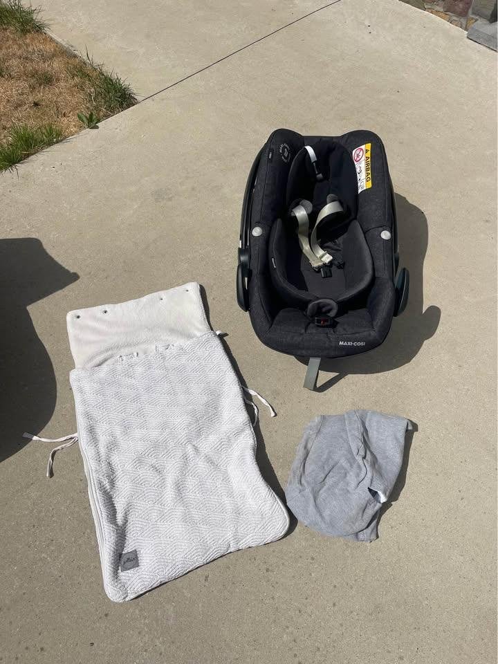 Maxi-cosi pebble pro met hoes en voetenzak, Enlèvement, 0 à 10 kg, Maxi-Cosi, Utilisé