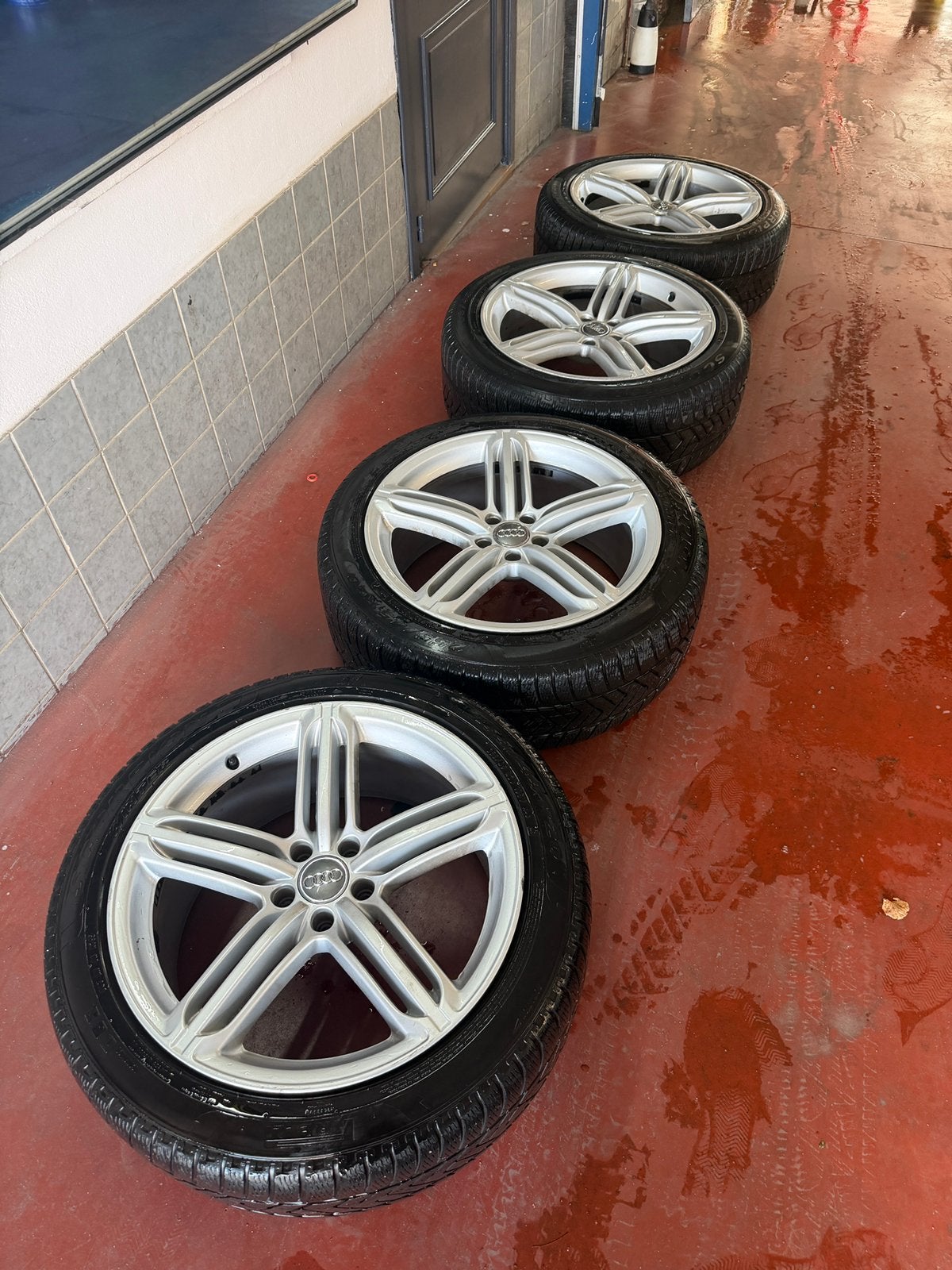 Jantes origine Audi 20 pouces + pneus hiver Pirelli Scorpion, Pneus hiver, 255 mm, Véhicule de tourisme, Pneu(s)