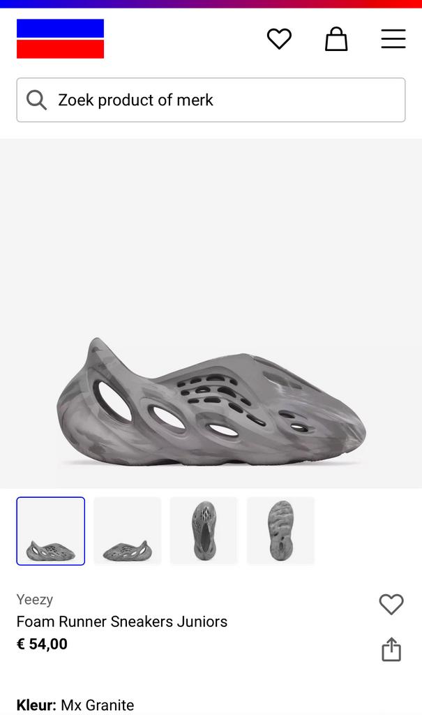 Yeezy foam rnnrs, Kleding | Heren, Schoenen, Ophalen, Overige kleuren, Sportschoenen, Zo goed als nieuw