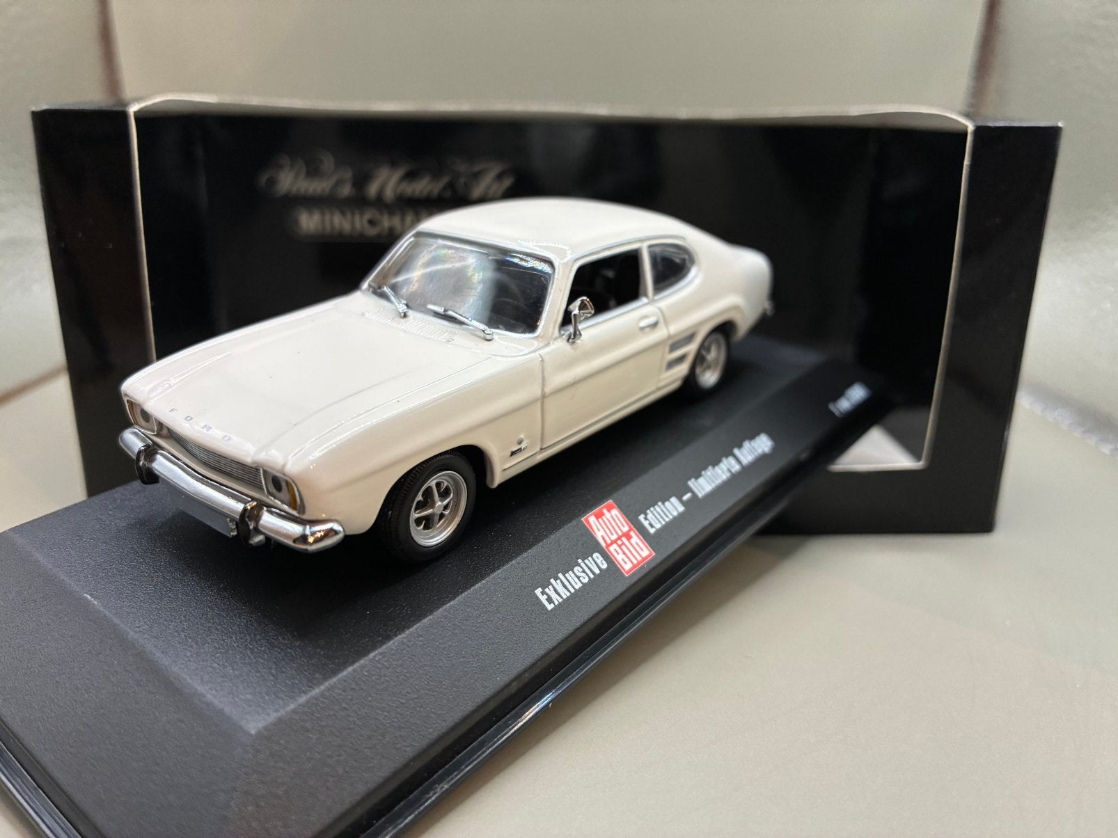 Ford Capri 1600 MK1 (Type L3) 1970 -MiniChamps, Verzenden, Nieuw, Auto, MiniChamps