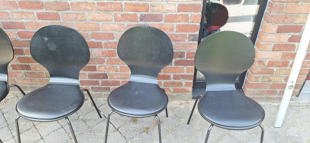 stoelen, Huis en Inrichting, Stoelen, Ophalen, Gebruikt, Zwart, Vijf, Zes of meer stoelen