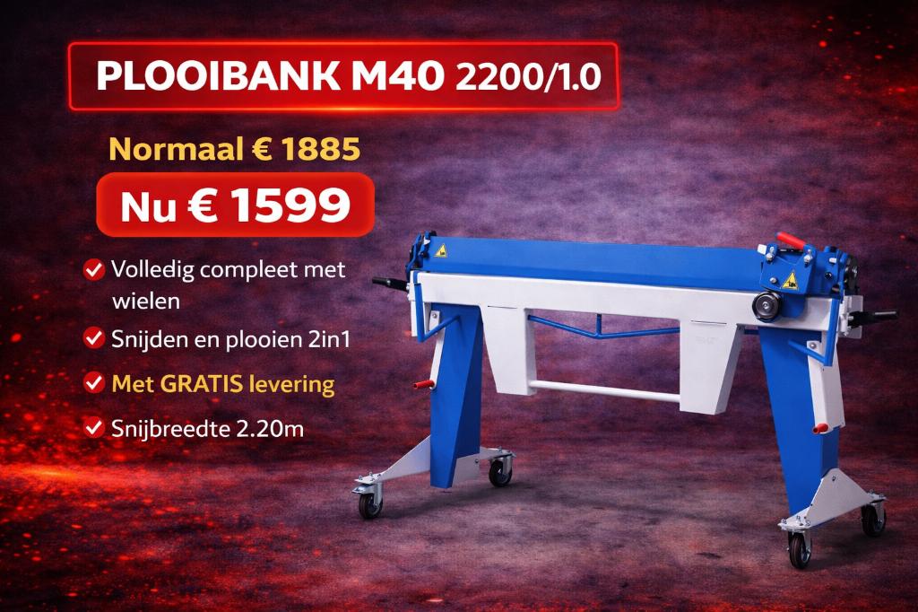 Mobiele plooibank M40x2200/1.0 ergonomisch 2in1, Zakelijke goederen, Ophalen of Verzenden