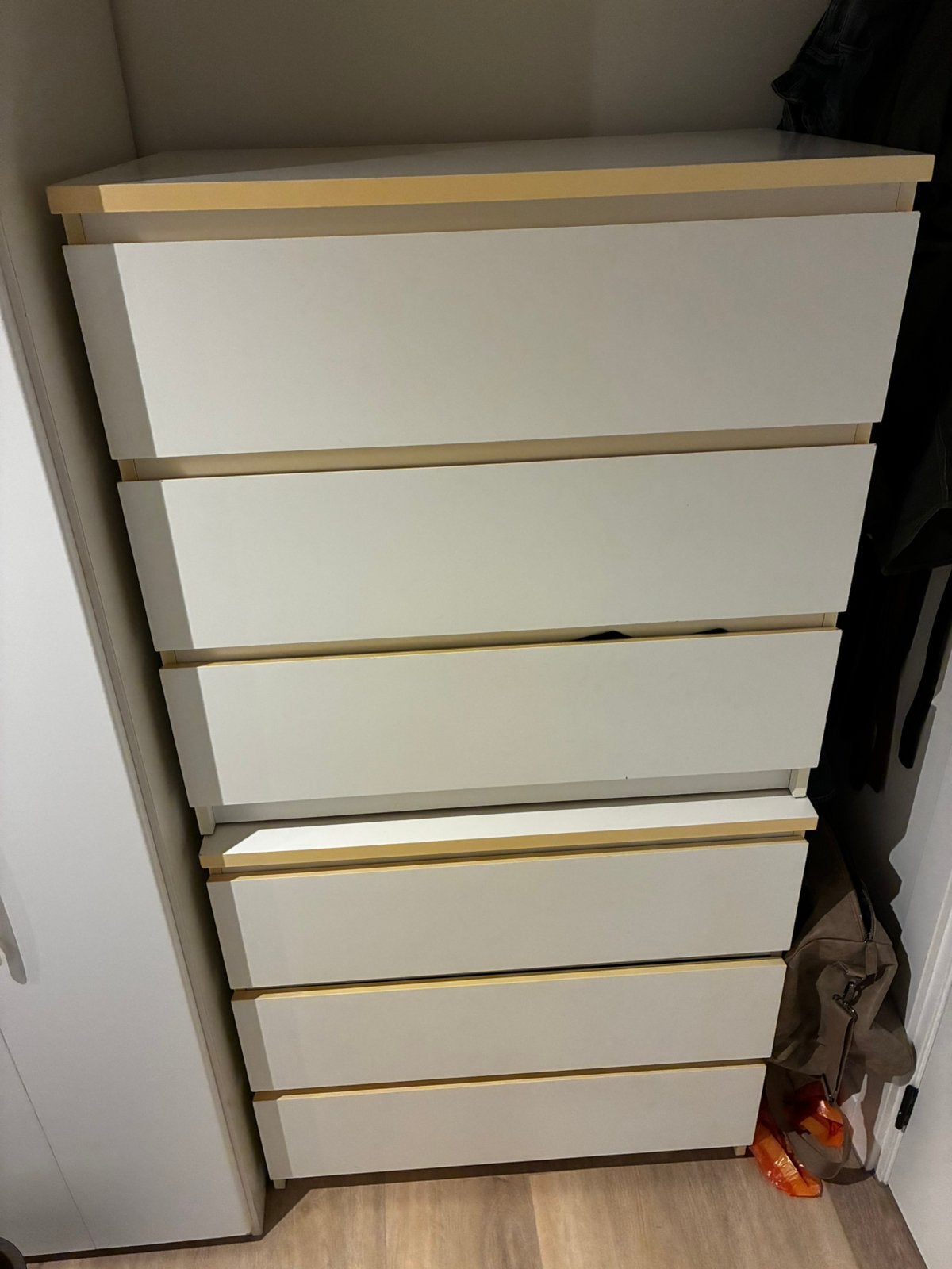 Ikea Malm kasten wit 2x, Ophalen, Zo goed als nieuw