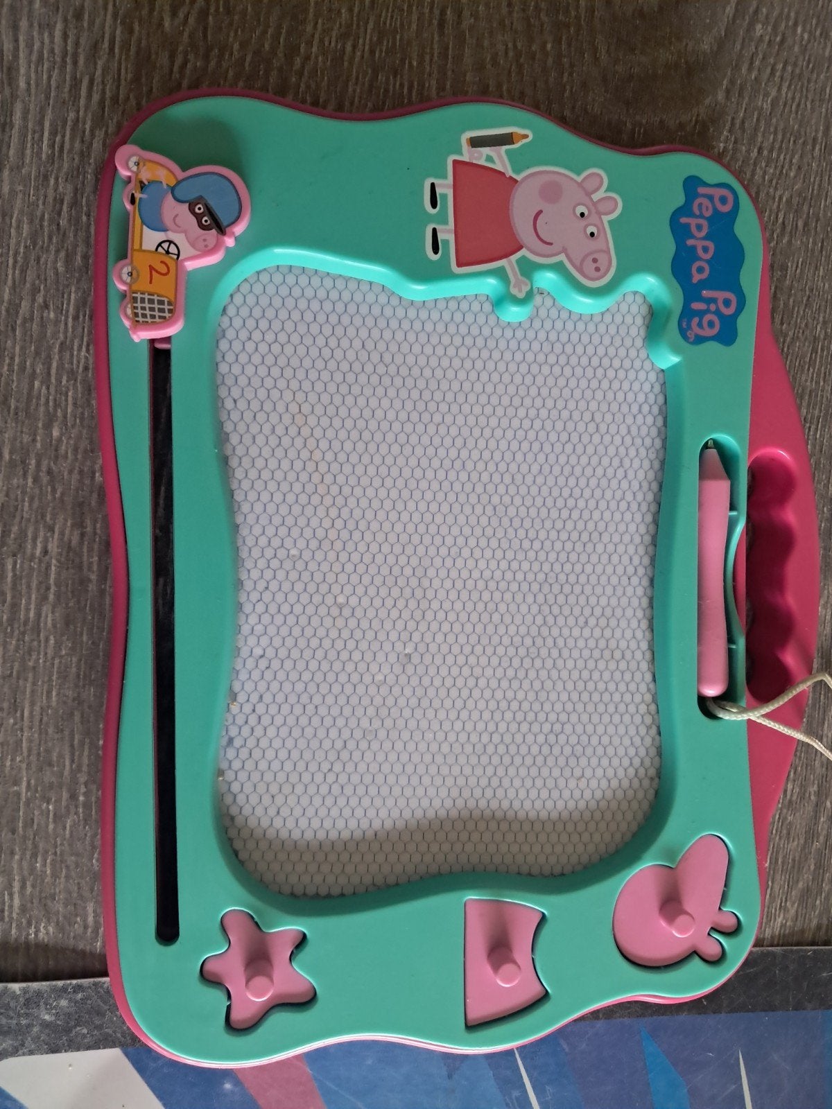 Peppa Pig Magnetisch Tekenbord – 100% Compleet met Pen & Ste, Ophalen of Verzenden, Gebruikt