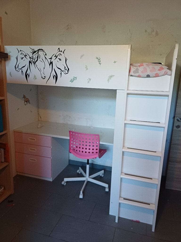 Mezzaninebed, Ophalen, Gebruikt, Hoogslaper