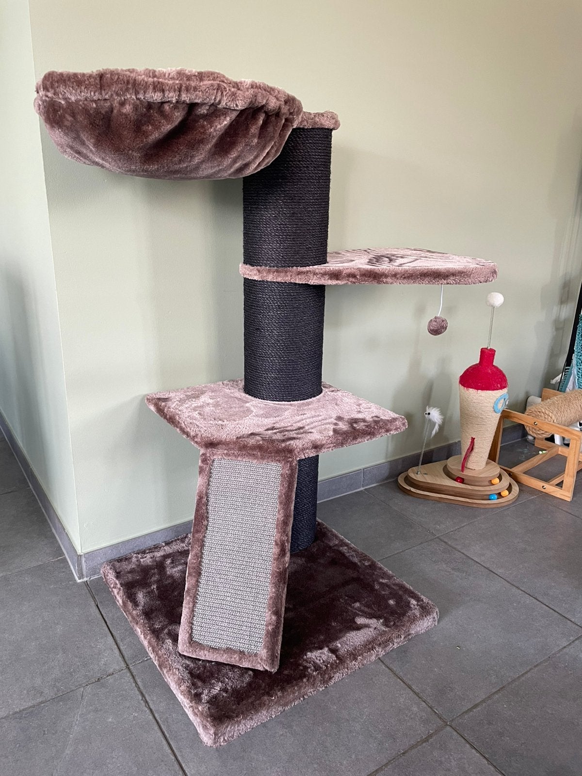 Extra Stevige Krabpaal 115cm XXL – Voor Maine Coon, Dieren en Toebehoren, Krabmeubelen, Zo goed als nieuw, Krabpaal, Ophalen of Verzenden