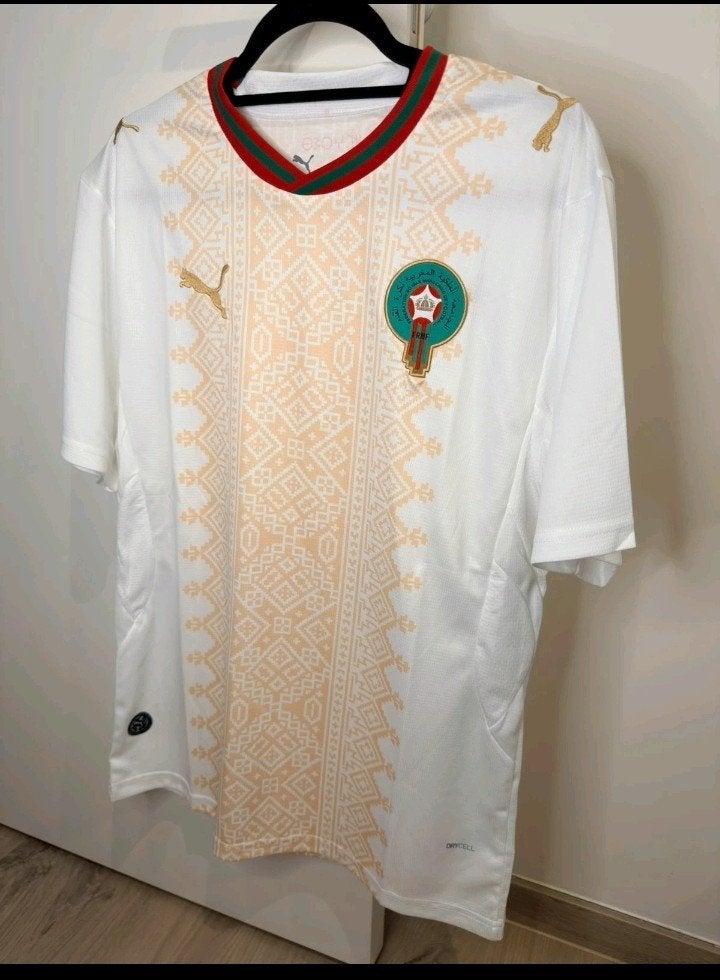 Marokko  Wk T-shirt, Sport en Fitness, Voetbal, Maat M, Ophalen of Verzenden, Shirt