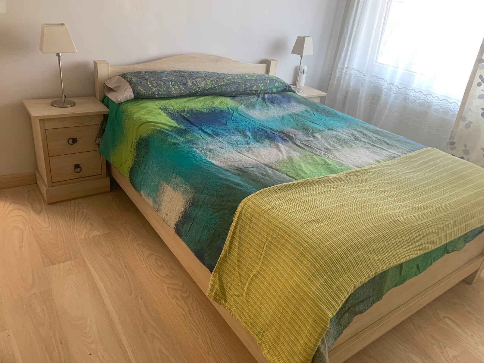 Bed met 2 nachtkastje, Huis en Inrichting, Ophalen, Zo goed als nieuw