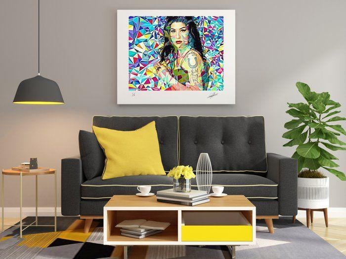 Amy Winehouse., Antiek en Kunst, Kunst | Schilderijen | Modern, Ophalen
