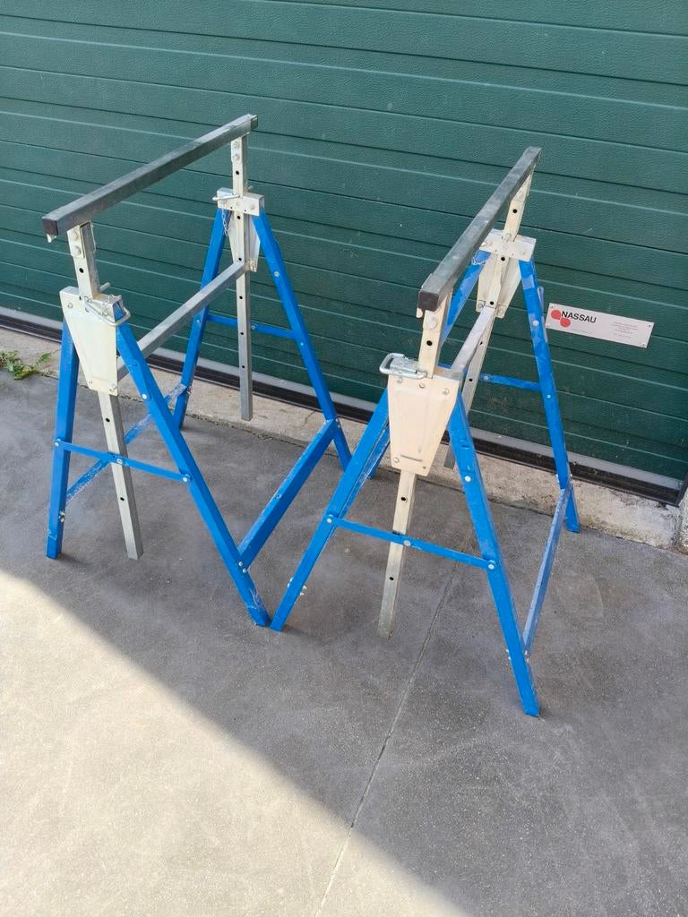 Tréteaux (2 pièces réglables en hauteur), Enlèvement
