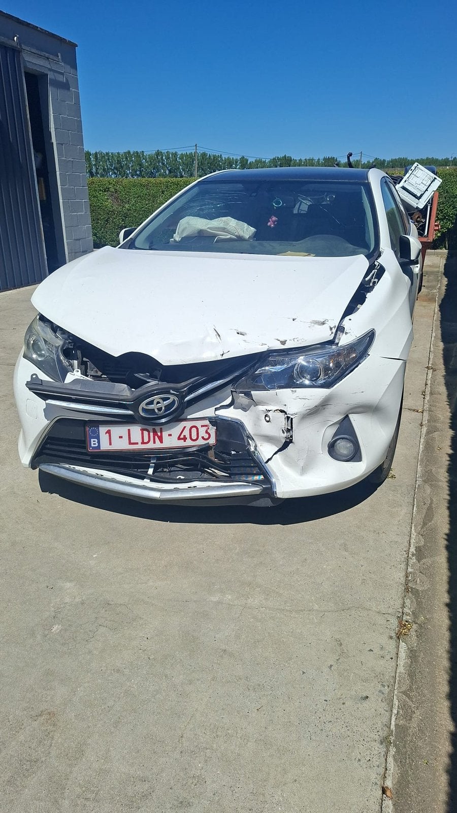 Schade auto, Auto's, Euro 5, Stof, Zwart, Wit