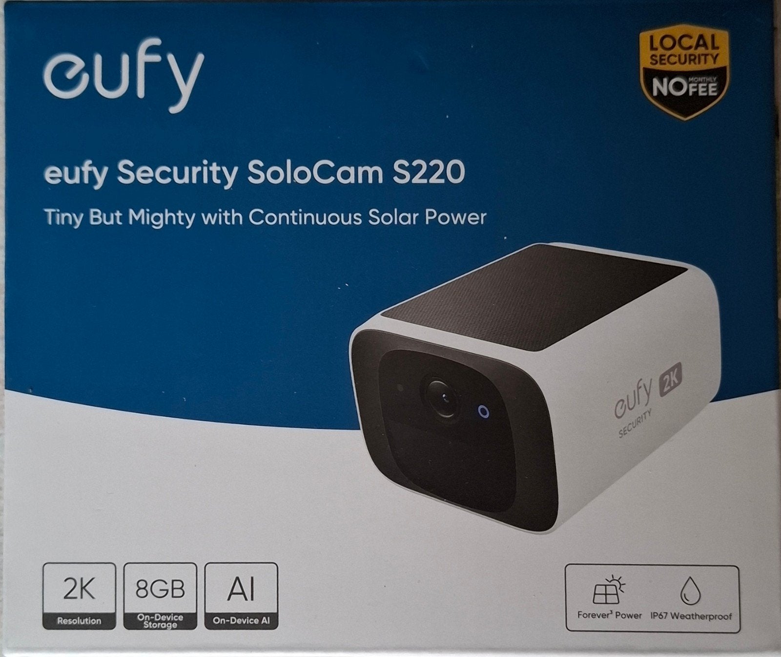 camera de surveillance solaire ,neuf, Enlèvement