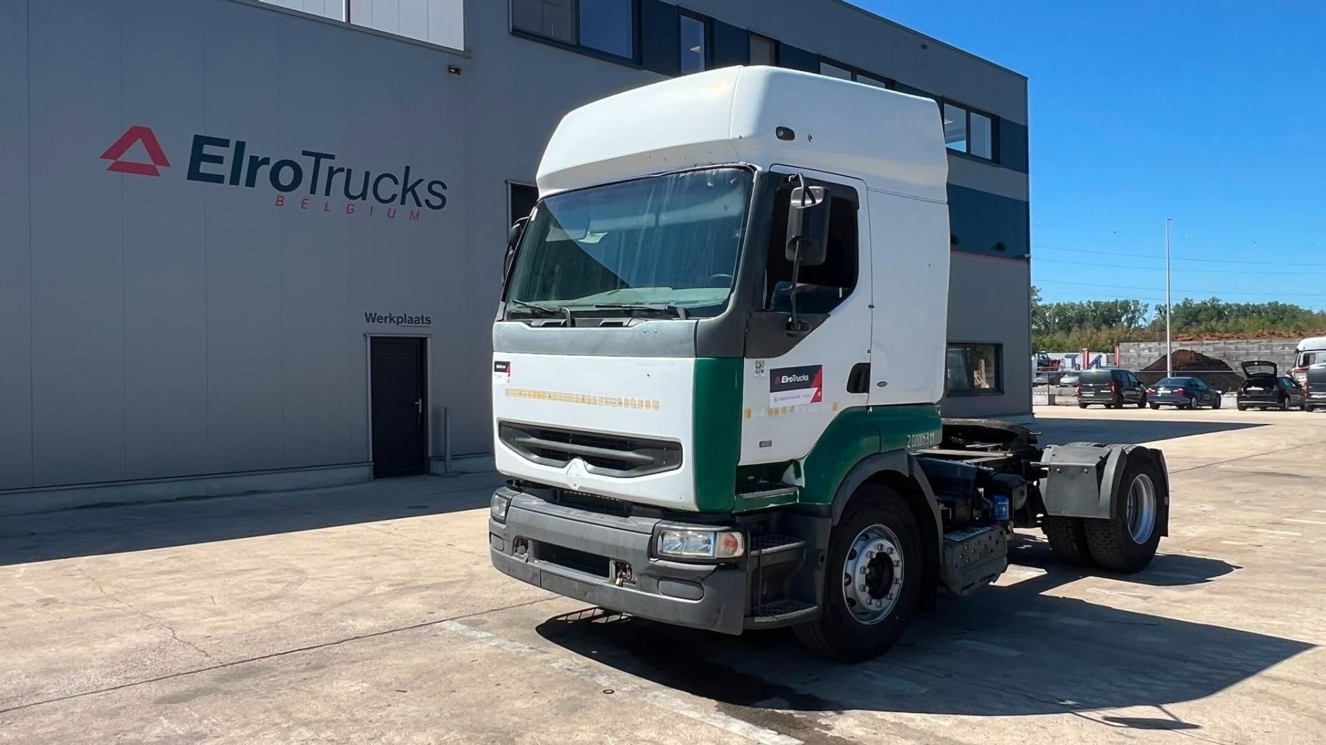 Renault Premium 400 (MANUAL PUMP / POMPE MANUELLE / EURO2) E, Autos, Camions, Entreprise, Achat, ABS, Air conditionné, Vitres électriques