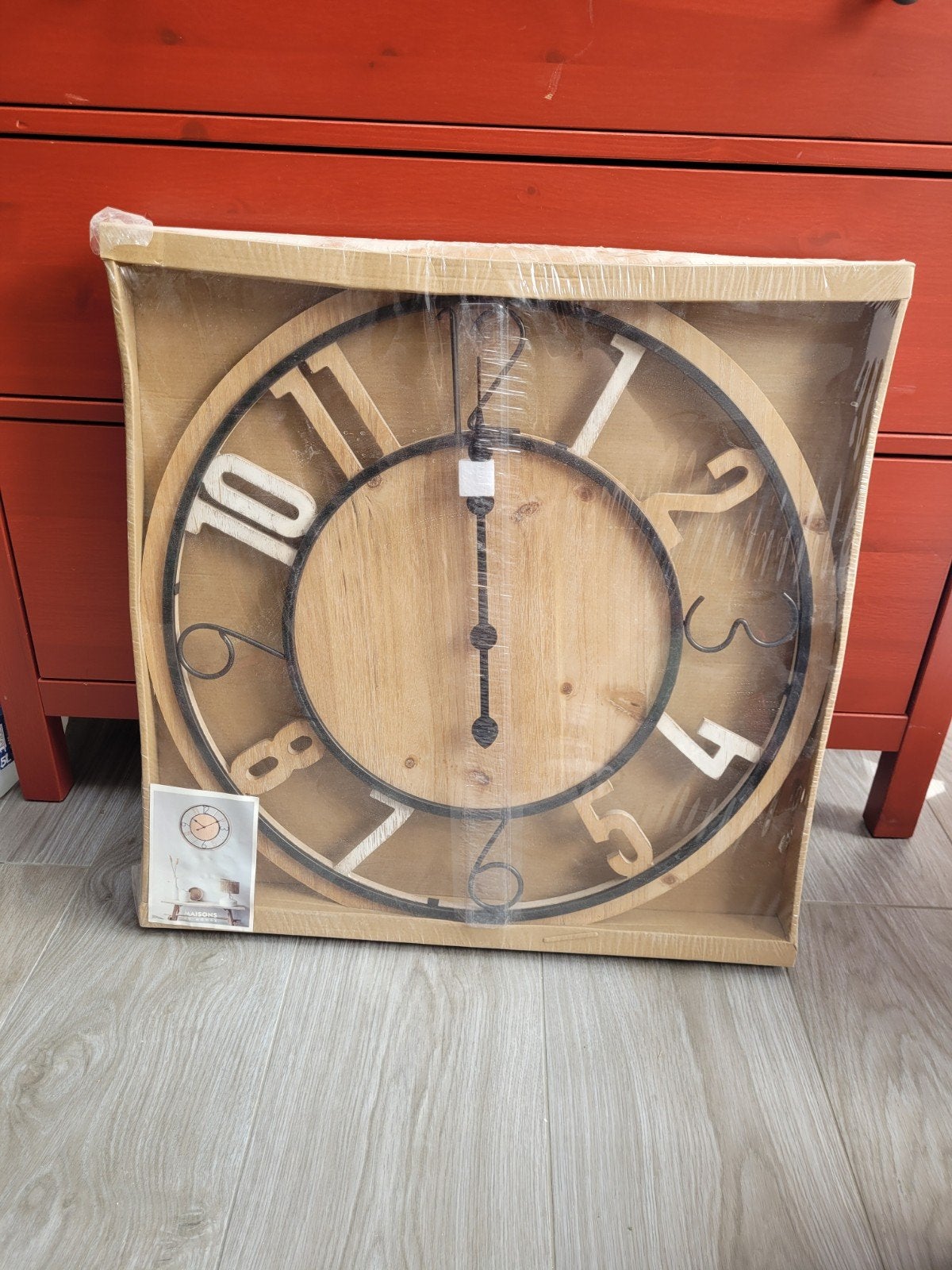Horloge Maison du Monde - 60 cm de diamètre, Enlèvement ou Envoi, Horloge murale