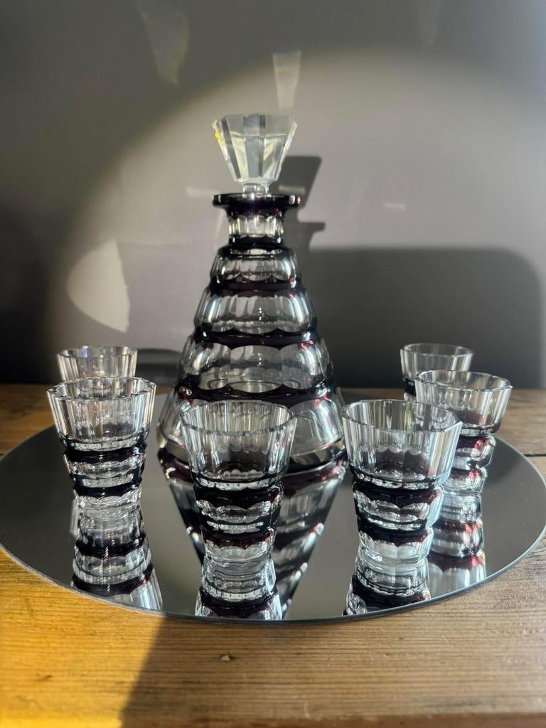 Servive Muscadet, Charles Graffart pour le Val Saint Lambert, Ophalen of Verzenden