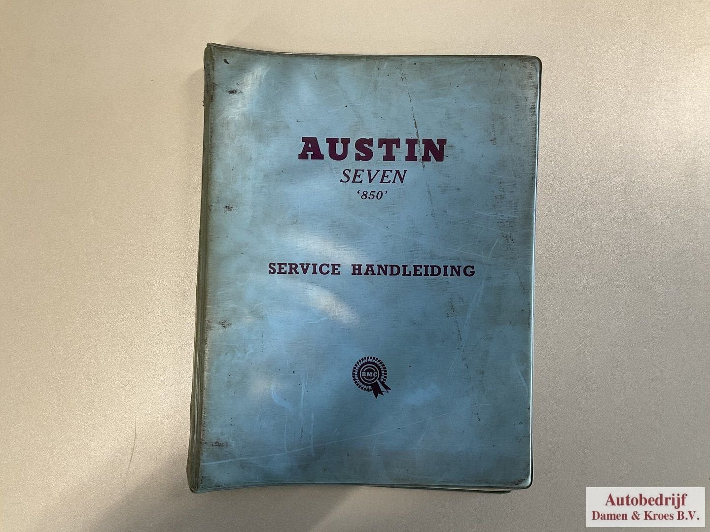 Service Handleiding Austin Seven publication order no. Nr. A, Enlèvement ou Envoi
