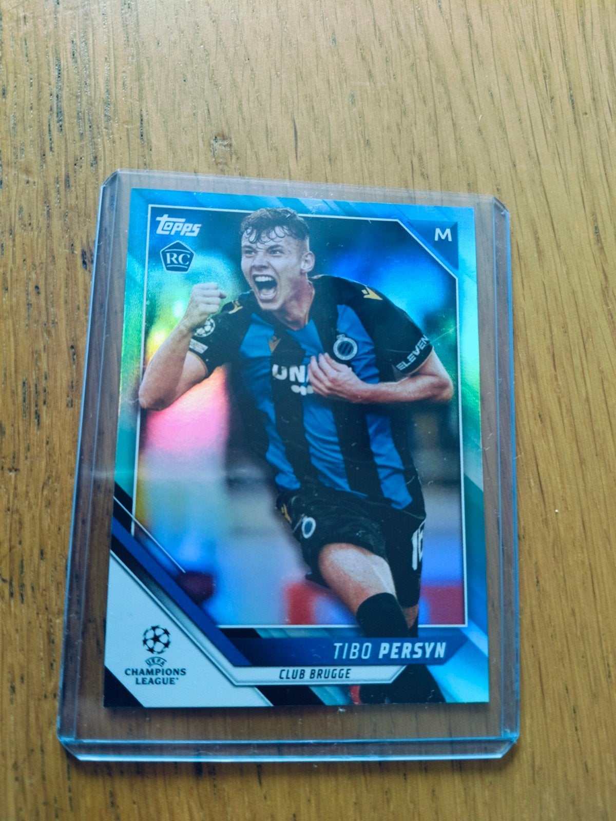 Topps Champions League Tibo Persyn Club Brugge genummerd, Verzamelen, Ophalen of Verzenden