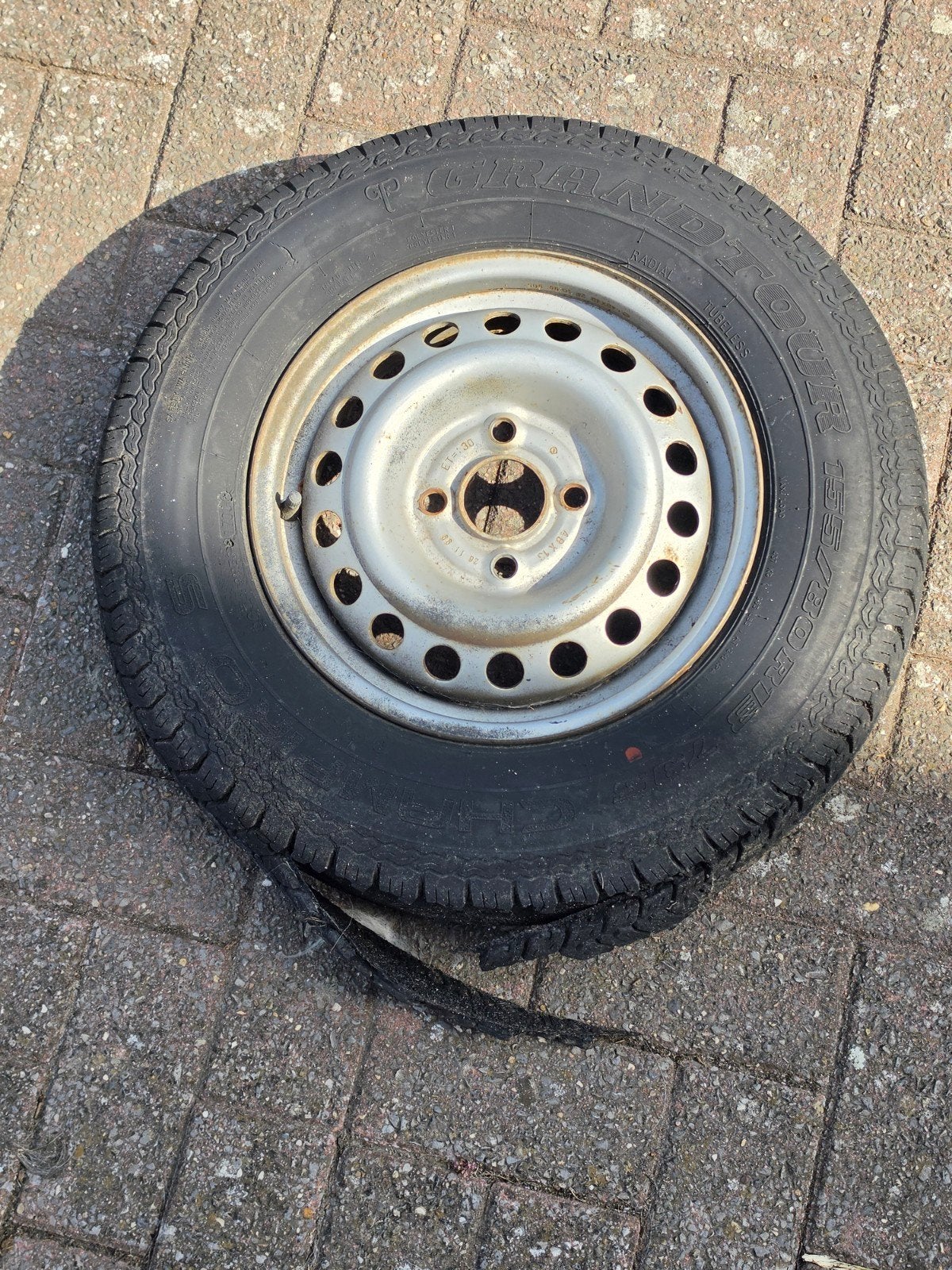 wiel voor remorque, Auto diversen, Aanhangwagen-onderdelen, Ophalen of Verzenden, Gebruikt