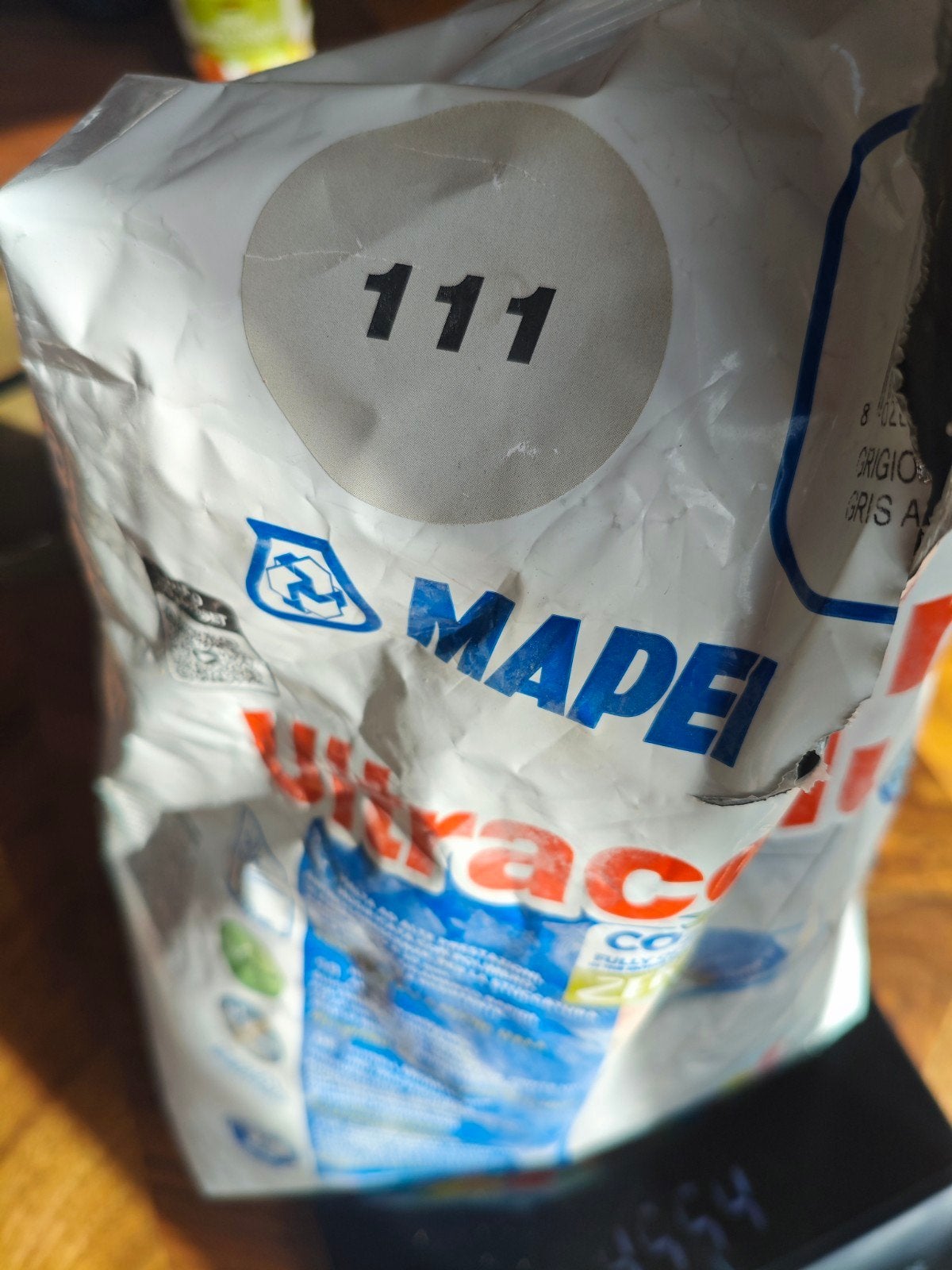 mapei ultra color voegmiddel 111 Zilvergrijs, Ophalen of Verzenden