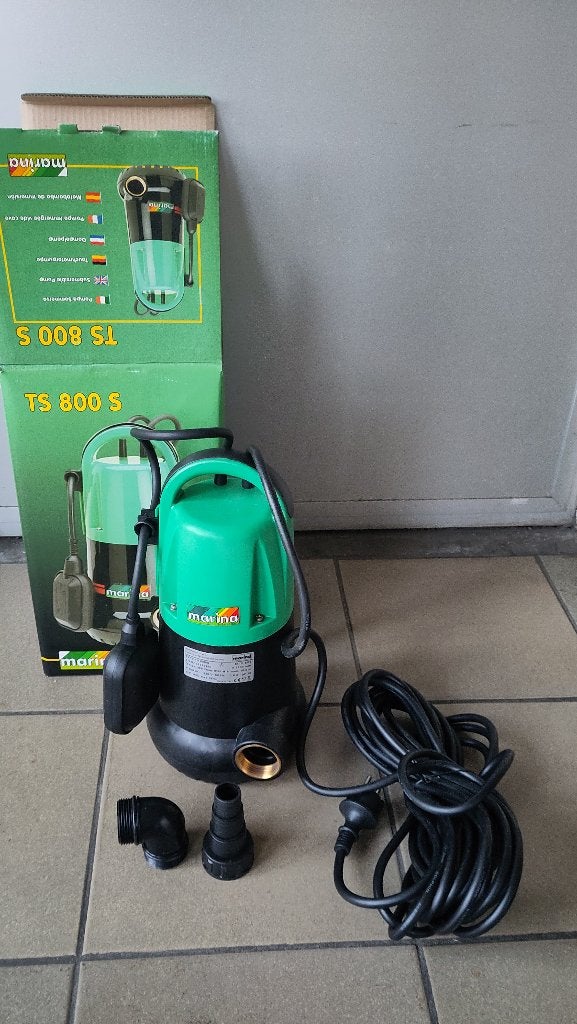 Pompe de drainage submersible Marina TS 800/S 800W - neuve, Jardin & Terrasse, Pompes à eau, Enlèvement, Neuf, Électrique, Pompe à eaux claires