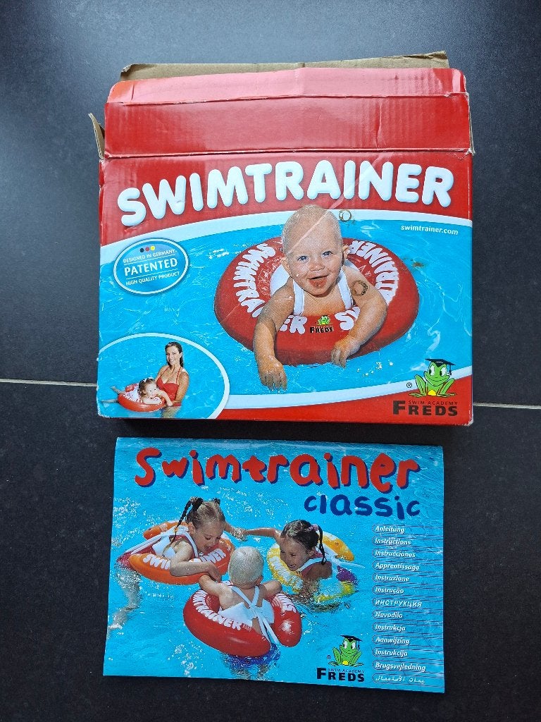 SWIMTRAINER "Classic" rood (3 maanden tot 4 jaar, 6kg-18kg), Ophalen, Jongetje of Meisje, Zo goed als nieuw, Zwem-accessoire