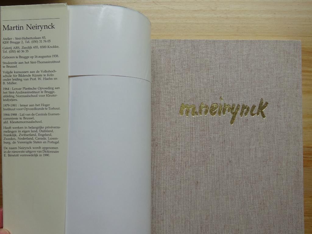 Martin Neirynck, monografie, 1987, Peinture et dessin, Enlèvement ou Envoi, André Demets, Utilisé