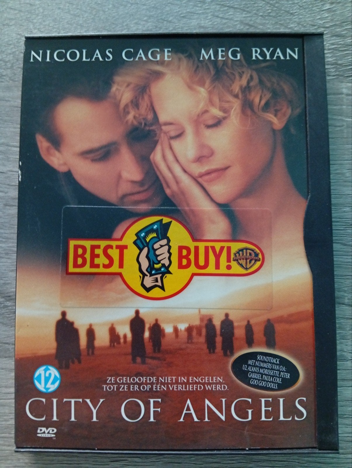 La Cité des Anges, film dramatique, DVD, Nicolas Cage, Enlèvement ou Envoi, Anglais, Comme neuf, Romance
